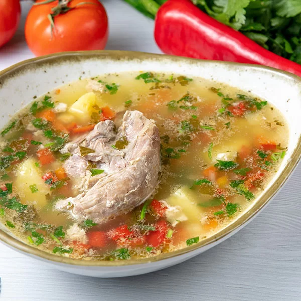 Bors de curcan cu legume proaspete - 1,2 l/2,4 l de la Chefsuperfood Import placeholder for 150