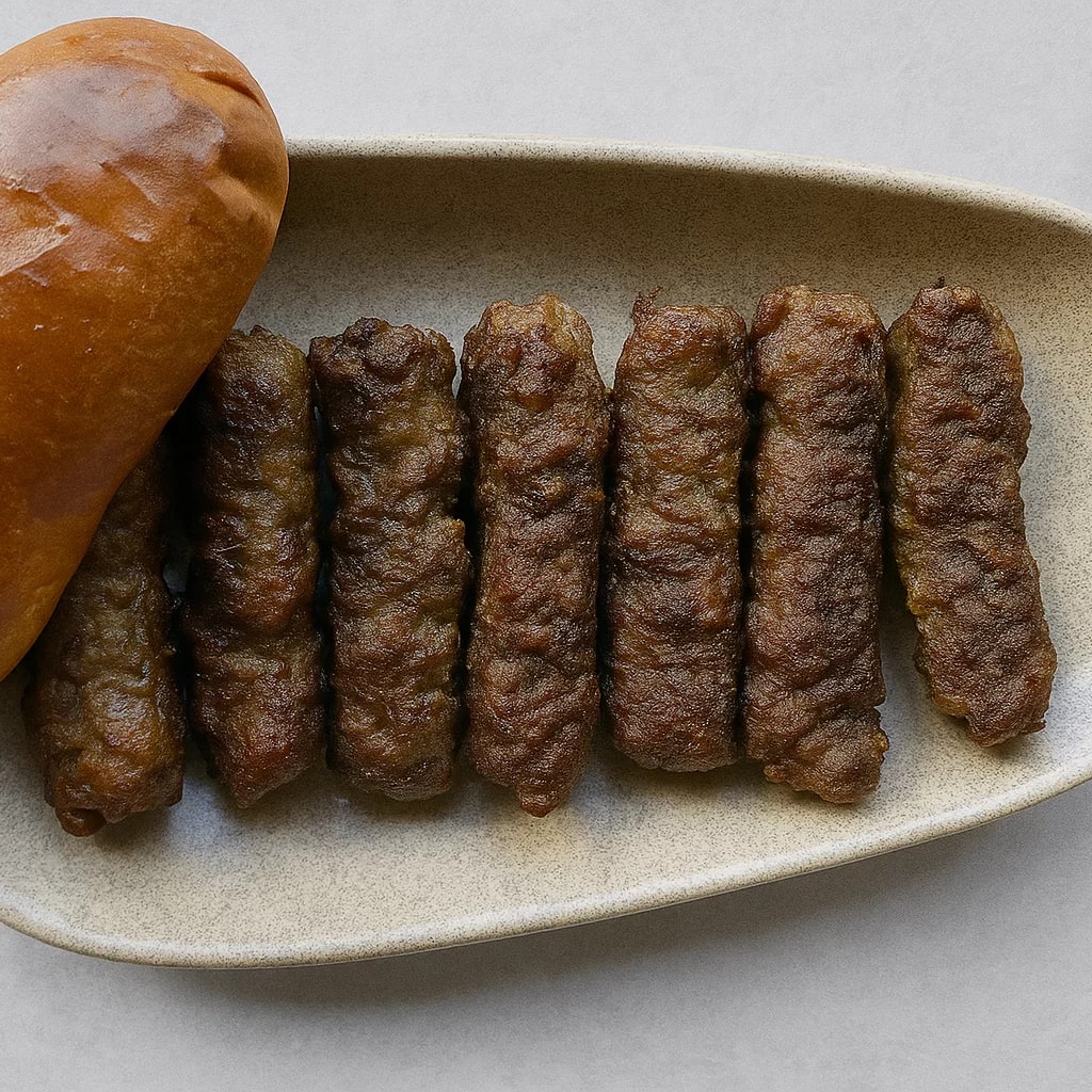 Mititei traditionali preparati manual de ChefSuperFood