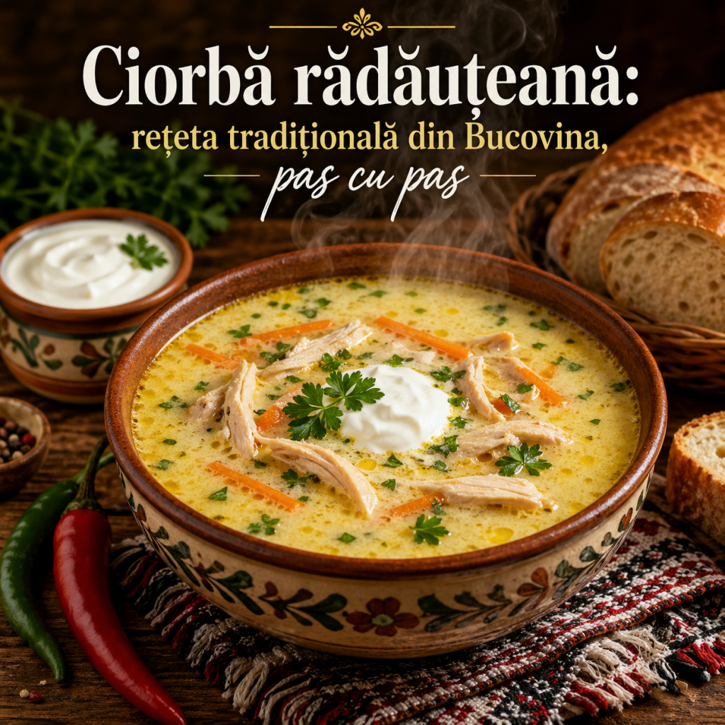 Ciorba radauteana: reteta traditionala din Bucovina, pas cu pas