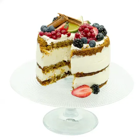 Tort carrot cake de la Chefsuperfood Tort Carrot Cake Cu Insertie De Zmeura Anim